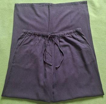 PANTALON RUSTIQUE AUBERGINE