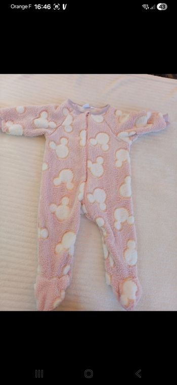 Pyjama bébé taille 12 mois