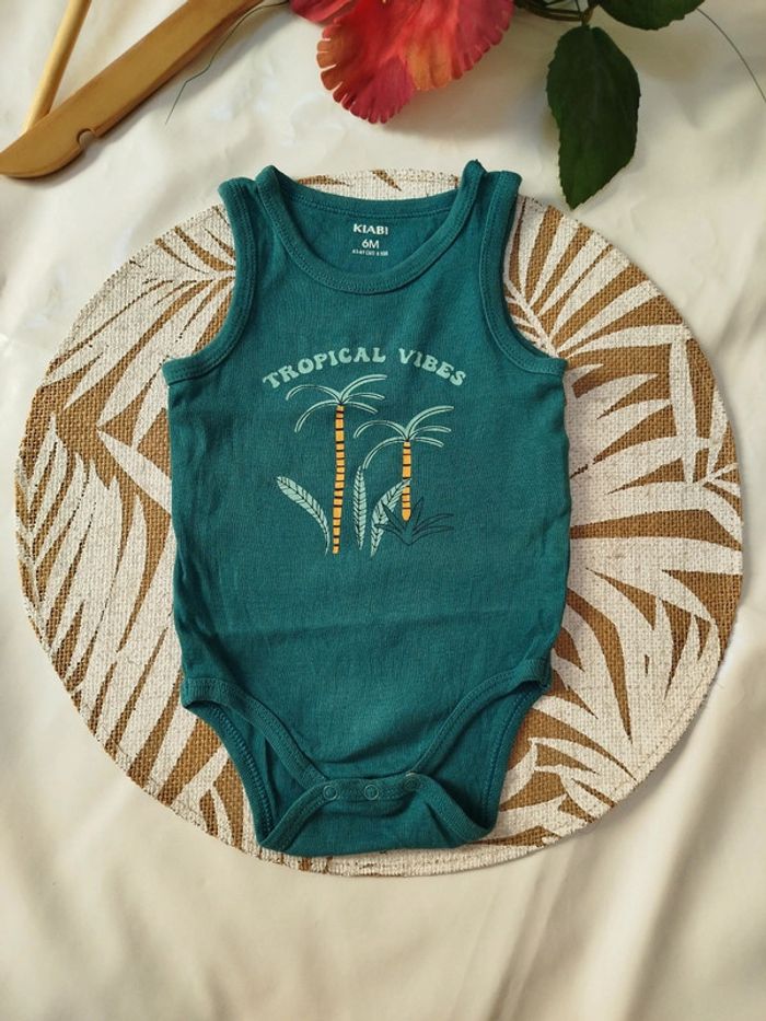 Barboteuse garçon bodies débardeur vacances 6 mois garçon