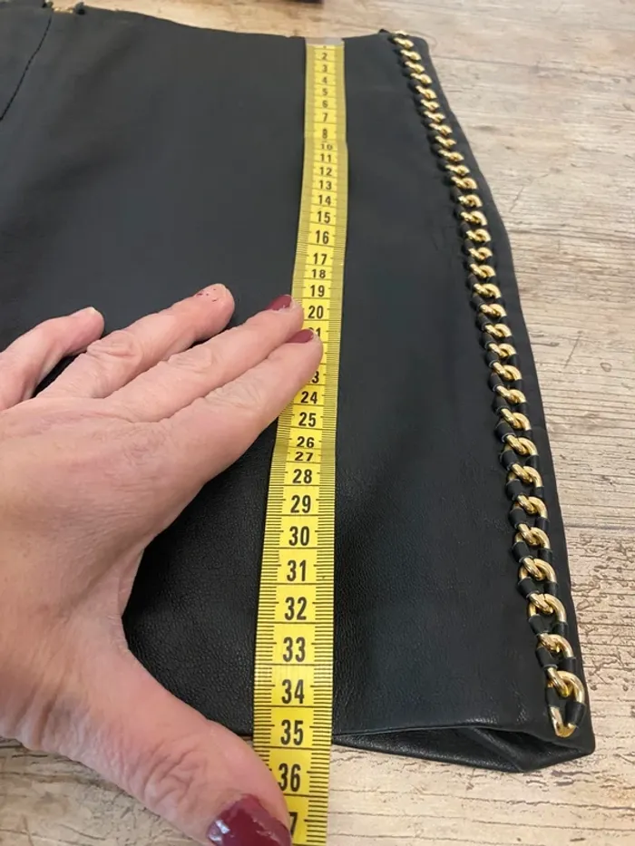 Jupe en cuir véritable Zara - photo numéro 8