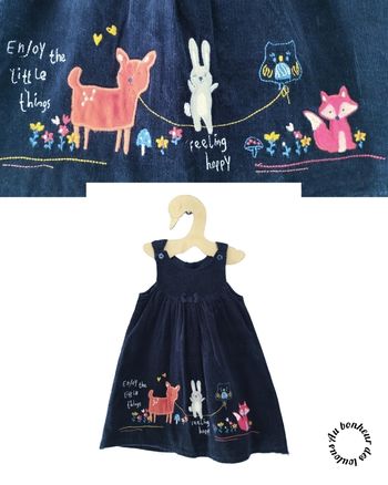 24 mois 2 ans robe côtelée 86 cm