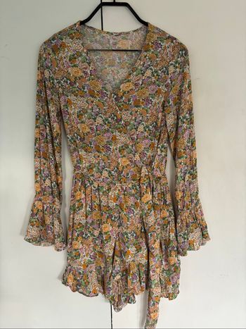 Ensemble Jupe culotte  fleurie