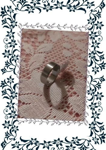 Bague taille 61 acier inoxydable