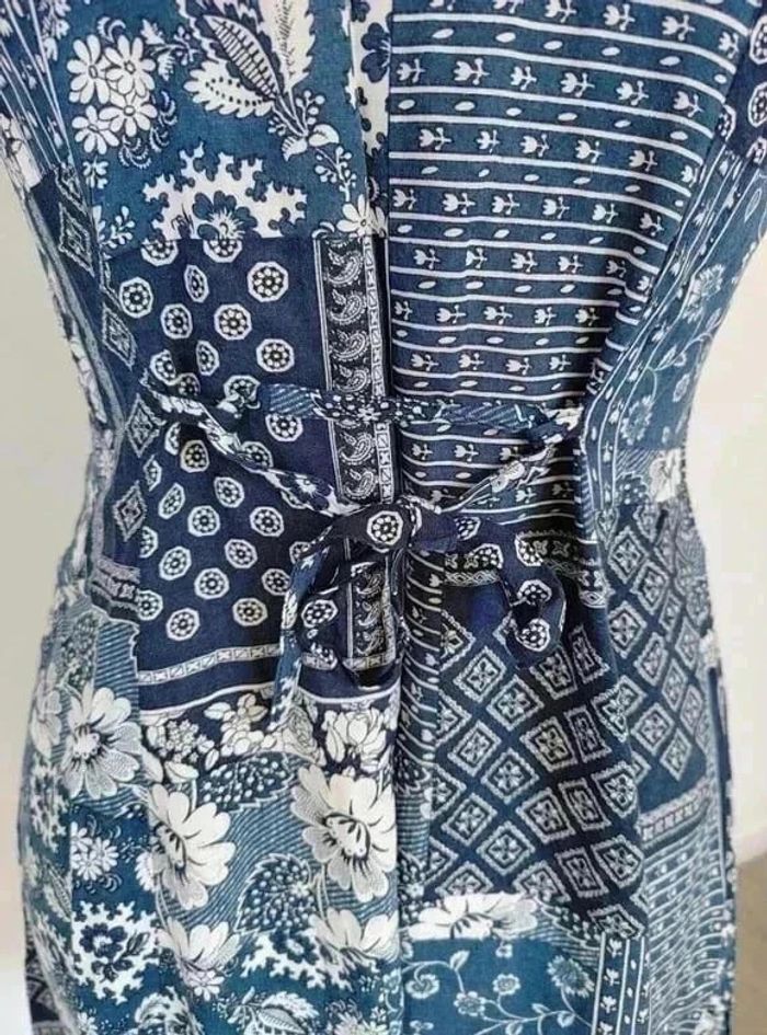 35 € Robe en patchwork y2k made in France Vintage taille 38 estival ibiza - photo numéro 5