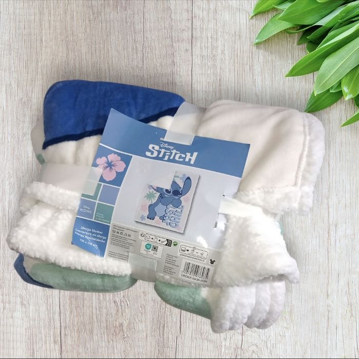 Grande couverture sherpa stitch disney - photo numéro 2