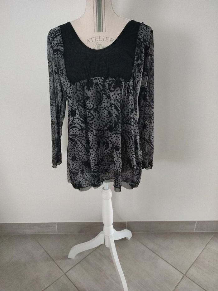 Haut femme taille 38 et 40 manches trois quarts