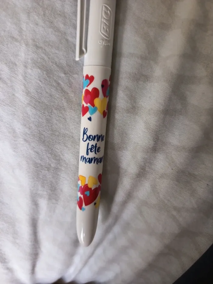 Stylo bic 4 couleurs bonne fête maman - photo numéro 2
