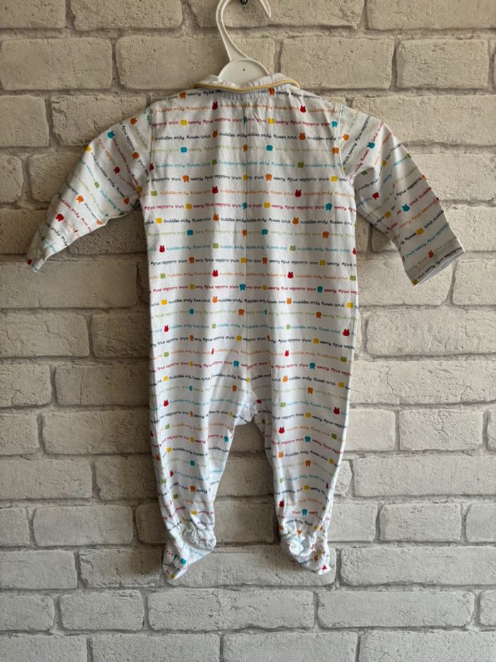 Pyjama coton prénatal 6/9 mois 71cm - photo numéro 2