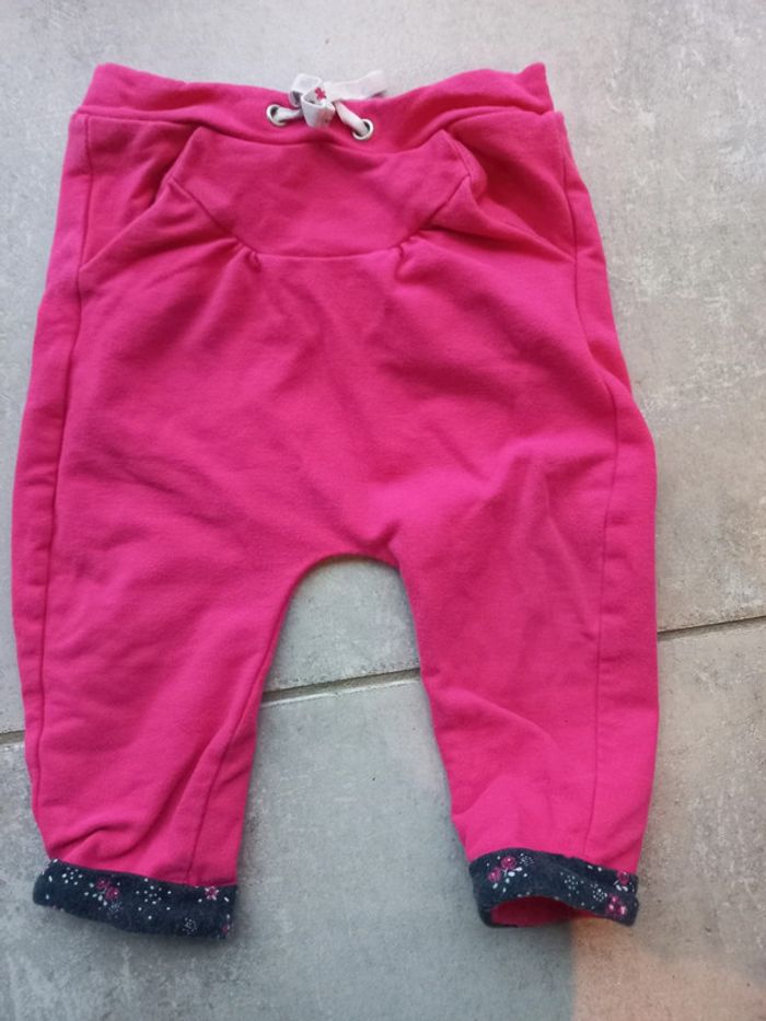 Pantalon rose 12 mois Lulu Castagnette - photo numéro 2