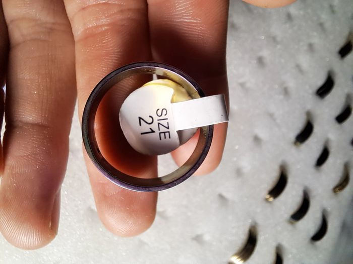 Bague acier inoxydable arc en ciel - photo numéro 3