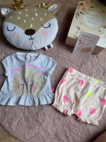Ensemble billieblush 12m