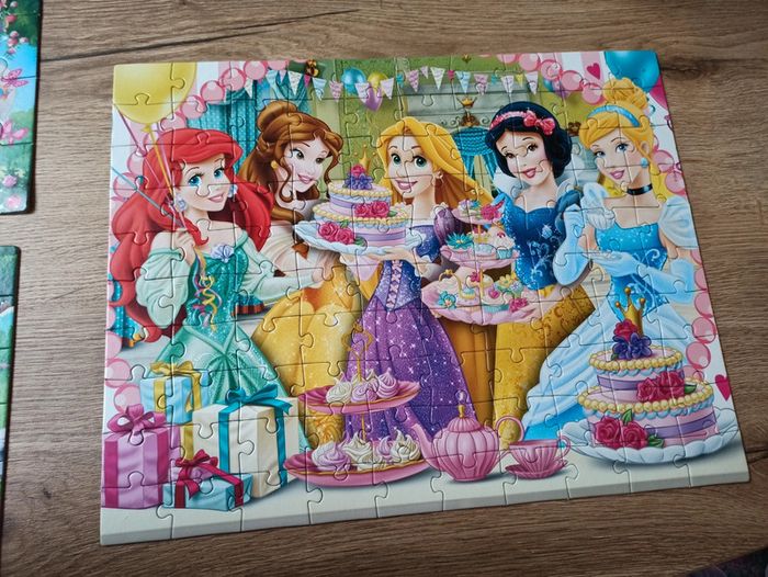 4 puzzles princesse disney - photo numéro 3