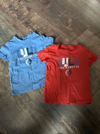 T shirts été lot de 2