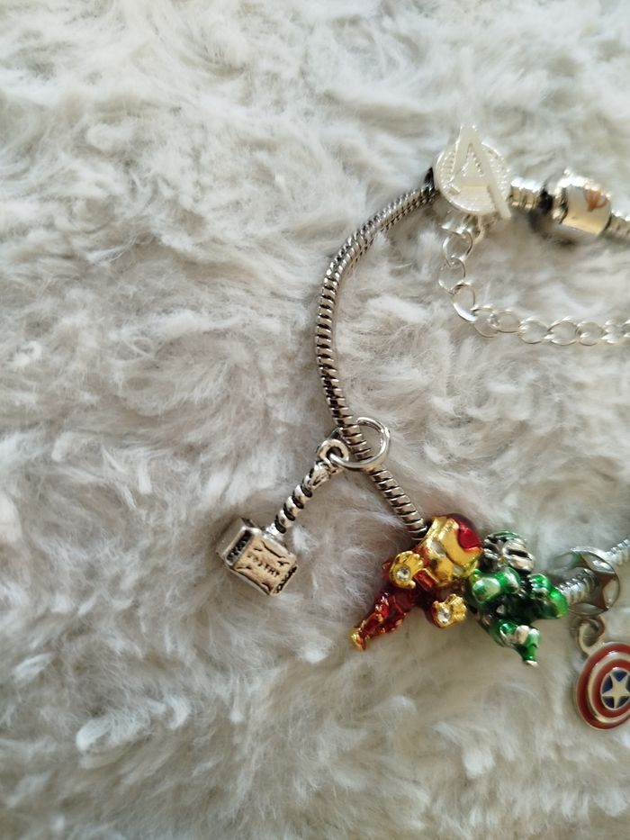 Bracelet avengers 19 cm avec charm - photo numéro 4