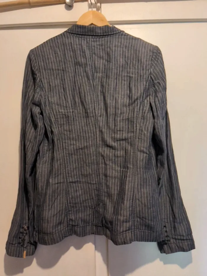Blazer Etam Sortie de collection - bleu/gris/rose - photo numéro 5