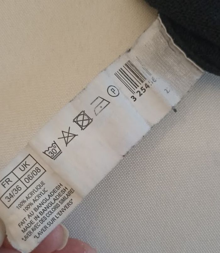 Robe noire droite In Extenso - Taille 34/36 (XS/S) - Manches courtes - photo numéro 6