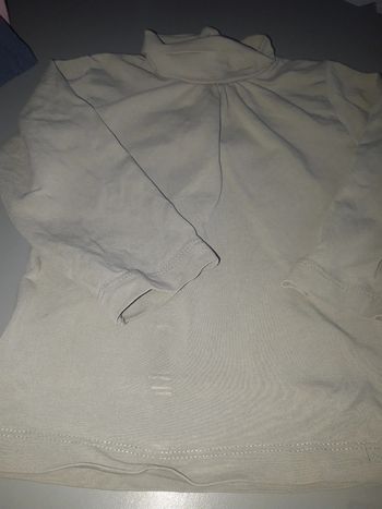 Sous pull gris perle 18 mois