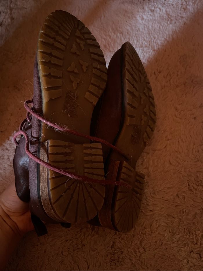Bottines bordeaux - photo numéro 5