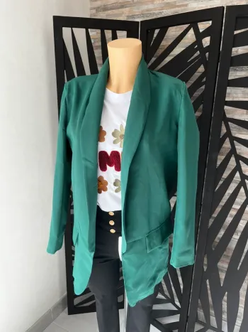 Blazer de couleur vert sapin