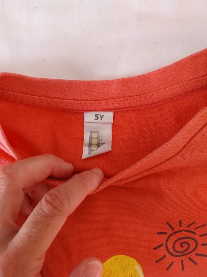 Tee-shirt manche courte fille 5 ans - photo numéro 3