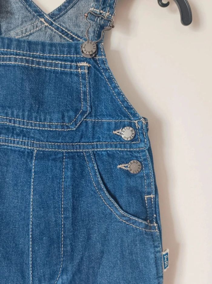 Salopette Short Jean / Petit Bateau - 3 mois - photo numéro 2