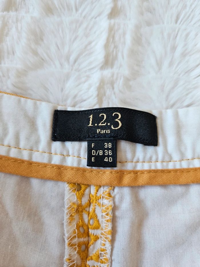 Short jaune vintage taille 38 123 Paris - photo numéro 3