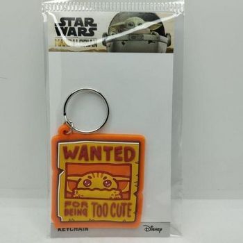 STAR WARS - Porte-Clés Caoutchouc - Grogu Wanted