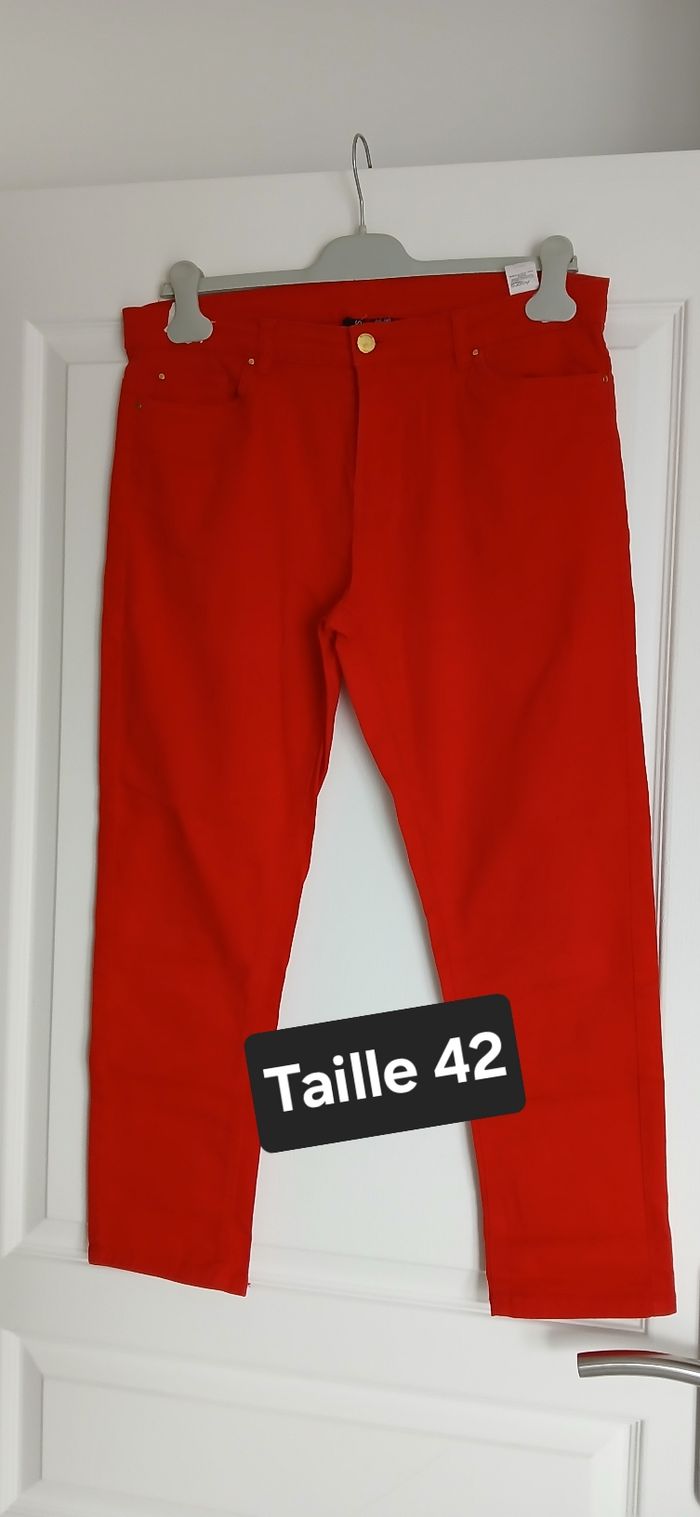 Pantacourt Taille 42 marque b.a.basic - photo numéro 2