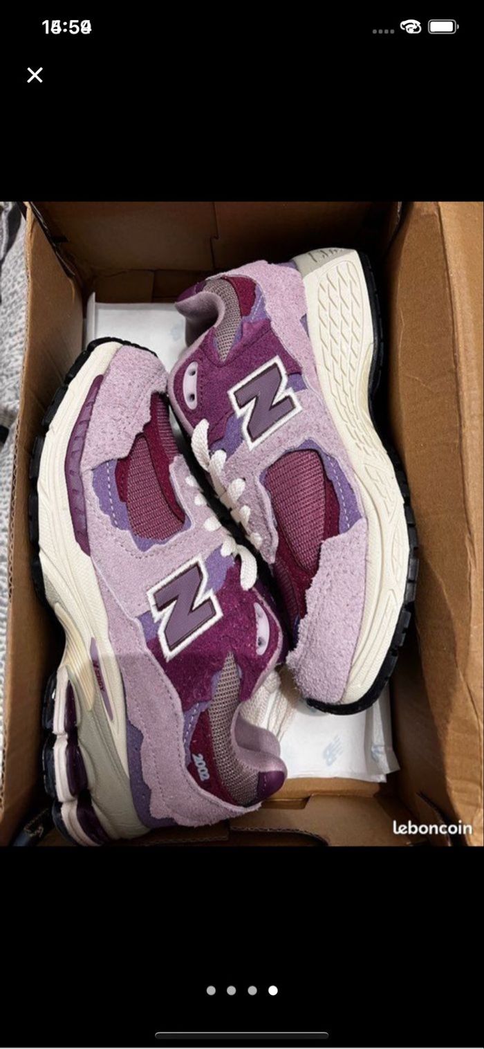 Leboncoin Boite Chaussure Balenciaga New Balance 2002r Rose 39 New