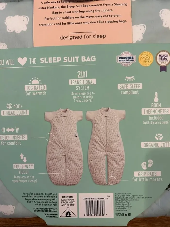 (New) sleep suit bag 1.0 tog 2-12m - photo numéro 4