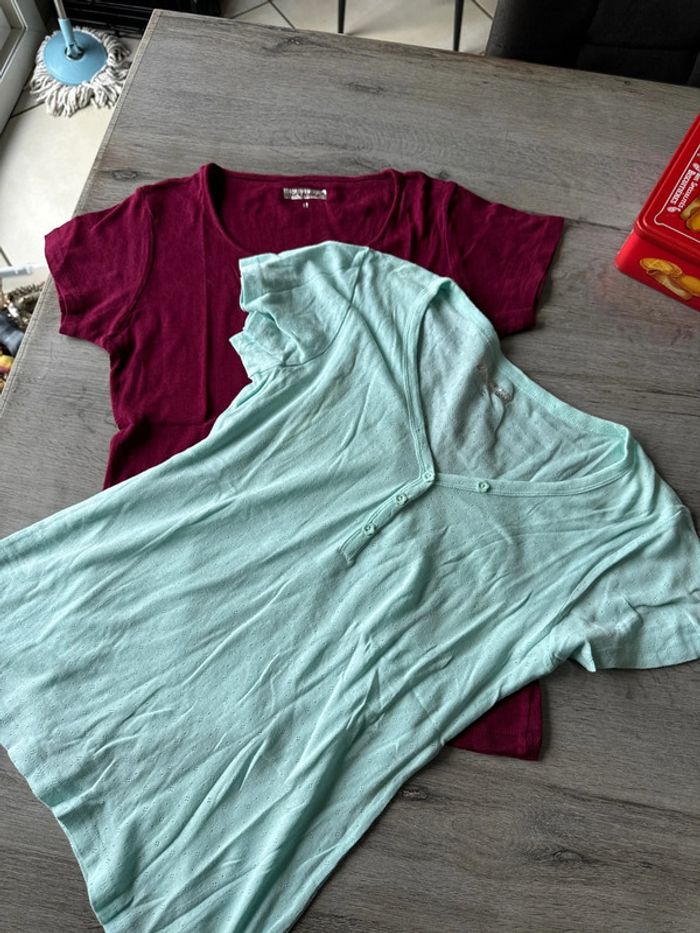 Lot tee shirt femme in extenso taille M neuf