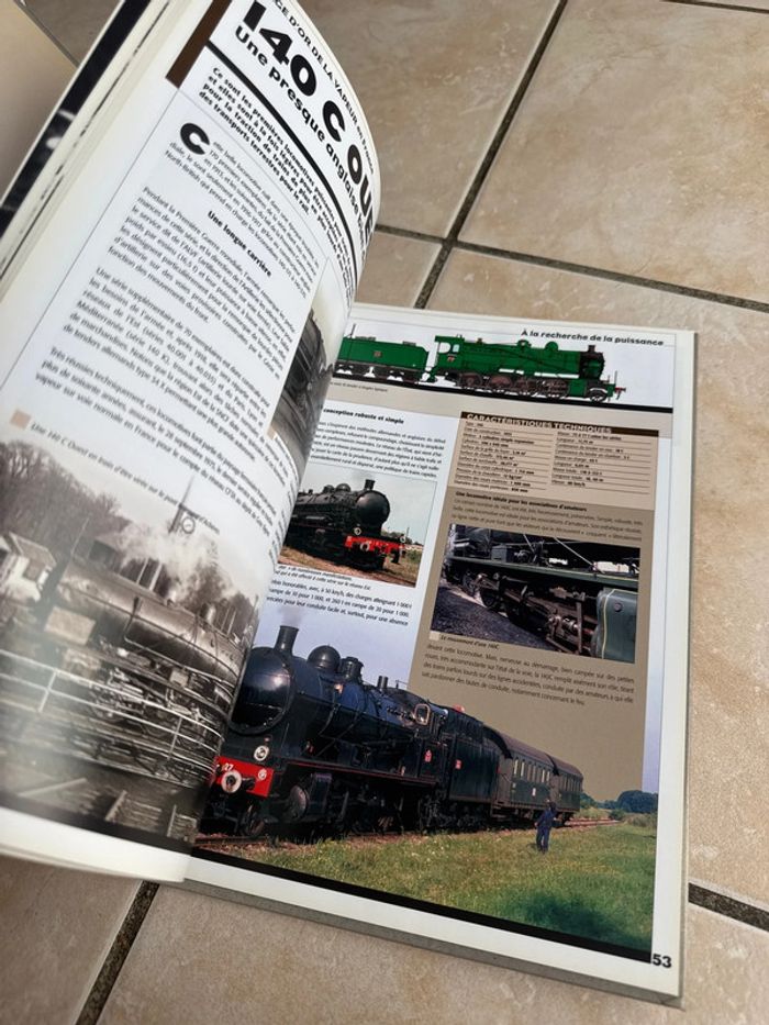 Livre trains de légende l’âge d’or de la tracteur vapeur en France - photo numéro 3
