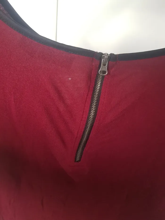 Haut Bordeaux Femme Taille M - photo numéro 4