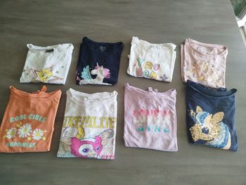 Lot de t shirt fille 6 ans