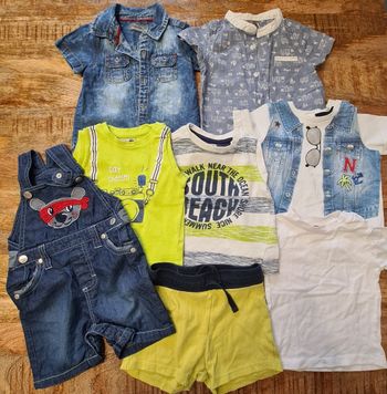 Lot été 6 mois 68cm garçon 8pieces