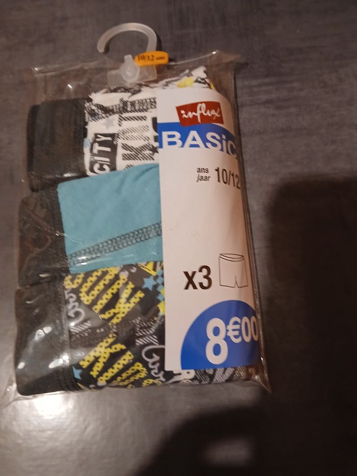 lot de trois boxers garcon 10/12 ans - photo numéro 2