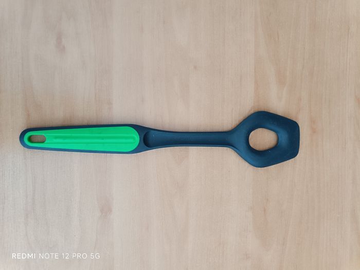 Cuillère plate à trou Tupperware neuve - photo numéro 7