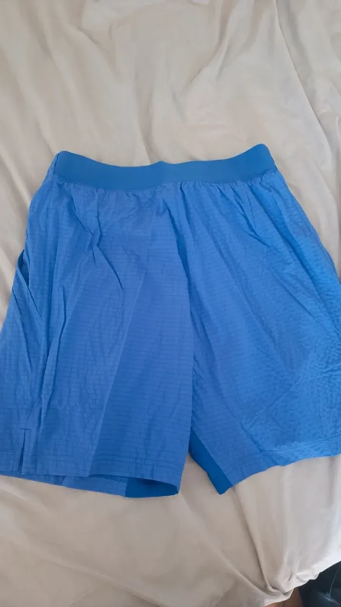 Shorts blu Adidas - photo numéro 3