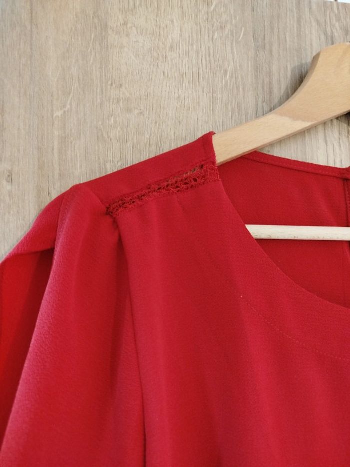 Blouse rouge - photo numéro 4
