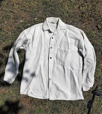 Veste femme blanc cassé Taille M - type péruvien