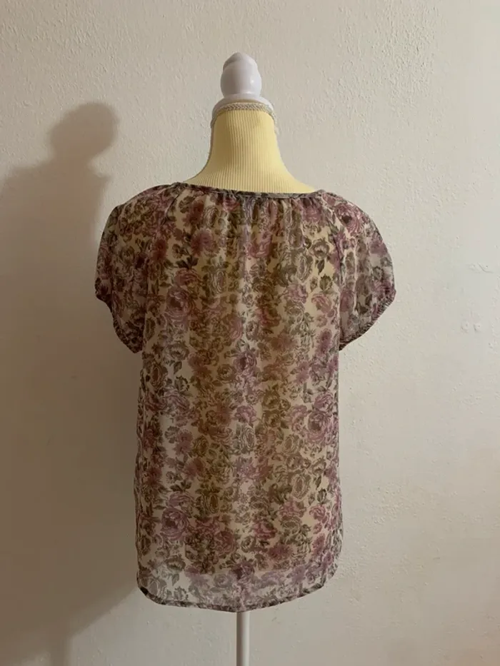 Blouse fleurie légère – Street One - Taille 36 - photo numéro 3