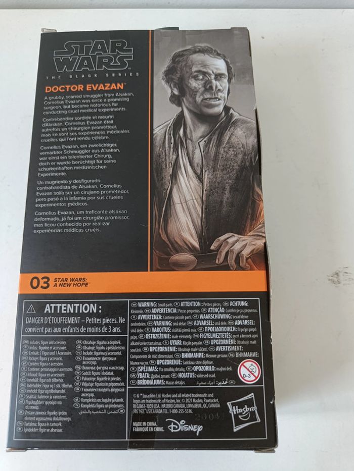Star Wars 6" Black Series Doctor Evazan - photo numéro 4