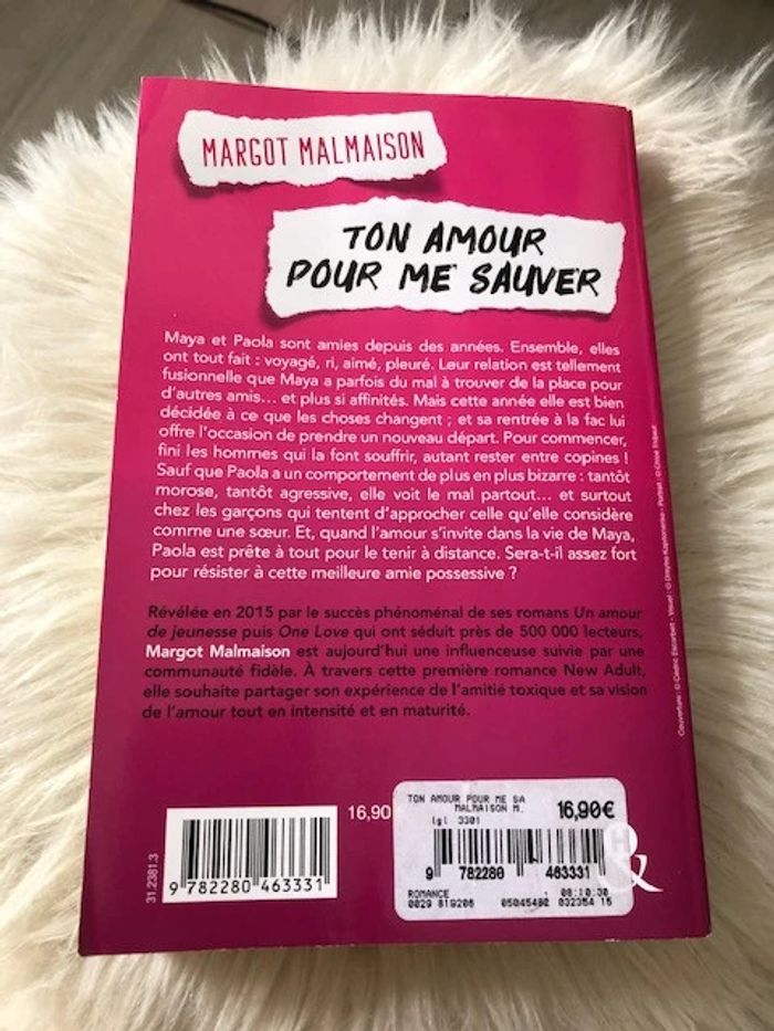 Livre Ton amour pour me sauver de Margot Malmaison - photo numéro 3