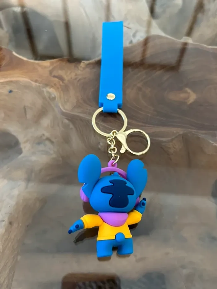 Porte clé Stitch plastique casque - photo numéro 3