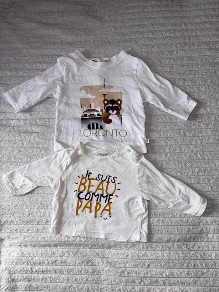 Lot maillot manche longue