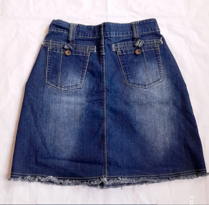 Mini jupe en jean Ella jeans taille S - photo numéro 2