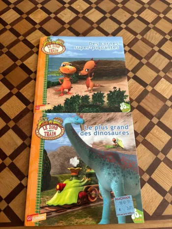 Lot de 2 livres Le Dino Train