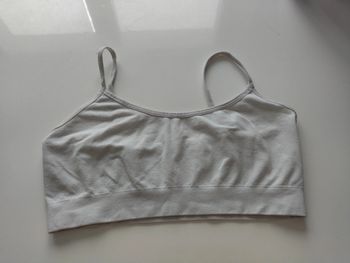 Brassière de sport blanche taille S