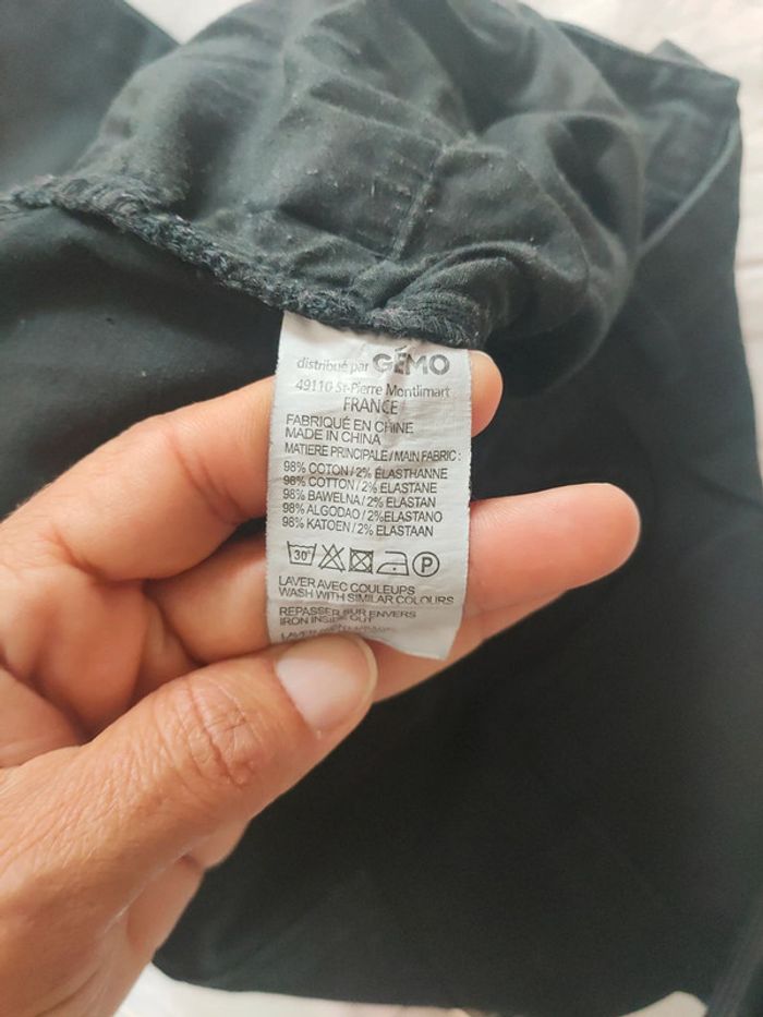 Jeans noir femme gemo - photo numéro 4