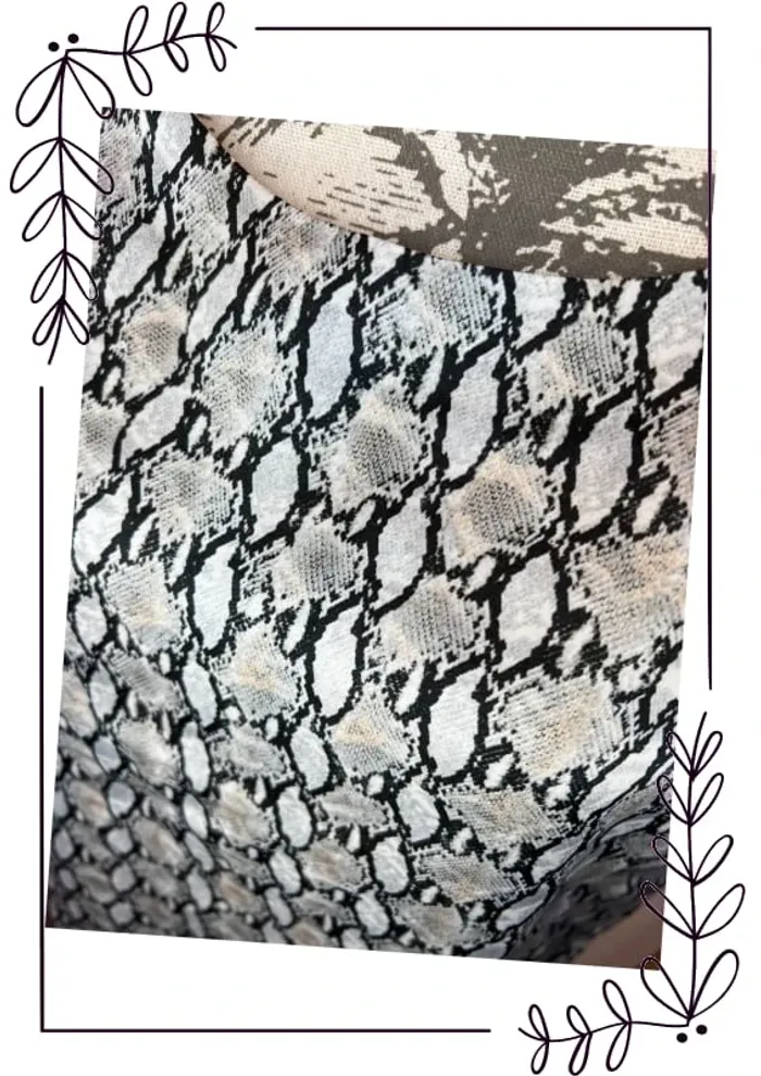 Haut fluide bleu turquoise gris noir - photo numéro 2
